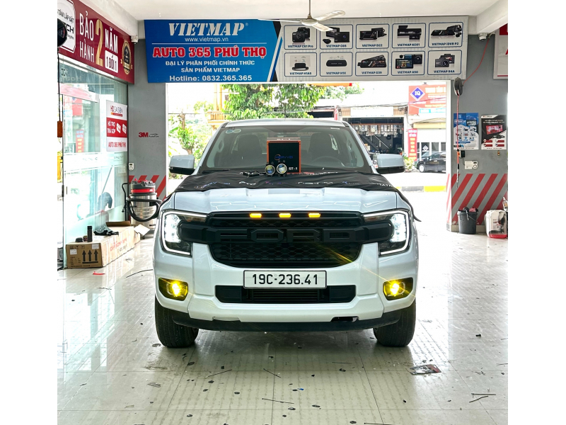 Độ đèn nâng cấp ánh sáng Bi gầm GT-1 Henvvei cho Ford Ranger